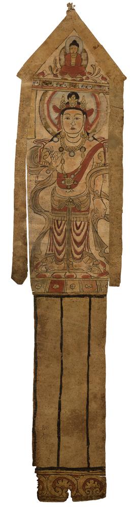 图片[1]-banner; painting; 幡(Chinese); 繪畫(Chinese) BM-1919-0101-0.144-China Archive